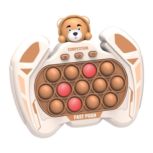 Elektronisches sensorisches Hamster-Memory-Spiel | Wack Mole Spielmaschine - Handheld-Hamster-Knopfspielmaschine, Zappelspielzeug für Kinder, Jungen und Mädchen von Facynde