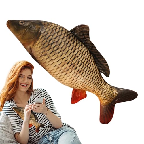Facynde Gefülltes Fisch-Plüschtier, riesiges Fischkissen | Plüschfisch Stofftier | Weiches Fischkissen, Karpfen-Plüsch-Raumdekoration, Plüschkissen, Fisch-Plüschtier, Heimdekoration Facynde Gefülltes Fisch-Plüschtier, riesiges Fischkissen | Plüschfisch Stofftier | Weiches Fischkissen, Karpfen-Plüsch-Raumdekoration, Plüschkissen, Fisch-Plüschtier, Heimdekoration von Facynde