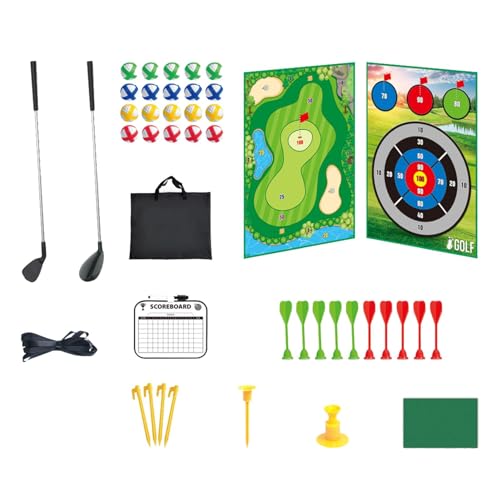 Facynde Golfspielzeug-Set, Kinder-Golfschläger-Set - Indoor-Outdoor-Sportspielzeug,Sportliches Outdoor-Spielzeug, Sport-Golfspielzeug für Jungen und Mädchen, fördert die körperliche und geistige von Facynde