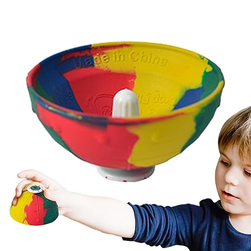 Jumping Bounce Fidget Toys - Ball-Fingerspitzen-hüpfendes Zappelspielzeug - Tragbares springendes sensorisches Spielzeug, Tarn-Hüpfschalen für Kinder Facynde von Facynde