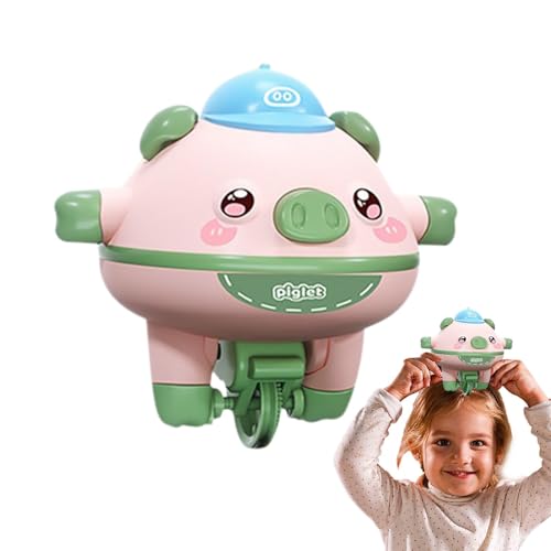 Seiltanz-Schwein Einradspielzeug, Schweinespielzeug für Kinder - Niedliches Schwein-Neuheits-Seilseil-Lauf-Einrad-Spielzeug | Seiltanz-Schwein-Gyroskop-Spielzeug für Mädchen und Jungen von Facynde