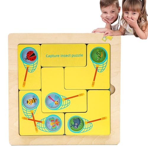 Tierpuzzles, Holztier-Fangpuzzlespiel | Holzpuzzle-Spielzeug-Fangspiel - Vorschulpädagogische Denksporttafeln, Spielzeug für Kinder und Mädchen von Facynde