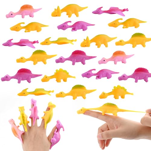 Fingerspielzeug mit Dinosaurier-Finger, ausziehbar, fliegende Dinosaurier, lustiges Katapult, fliegender Finger, Spielzeug Dinosaurier, ausziehbar, für Erwachsene und Kinder von Fadcaer