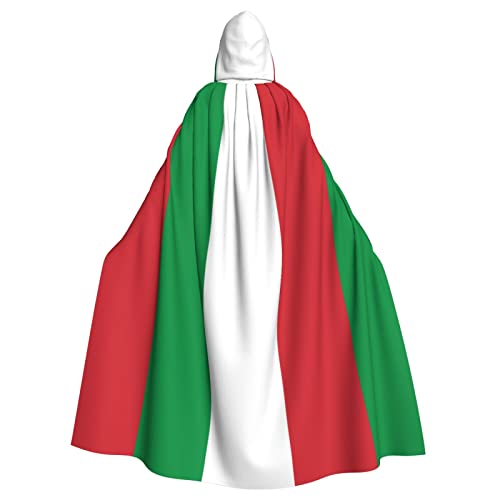 Italien-Flagge, Unisex, mit Kapuze, Halloween-Umhang, Cosplay, Halloween, Weihnachten, Kostüme, für Erwachsene Italien-Flagge, Unisex, mit Kapuze, Halloween-Umhang, Cosplay, Halloween, Weihnachten, Kostüme, für Erwachsene von Faduni