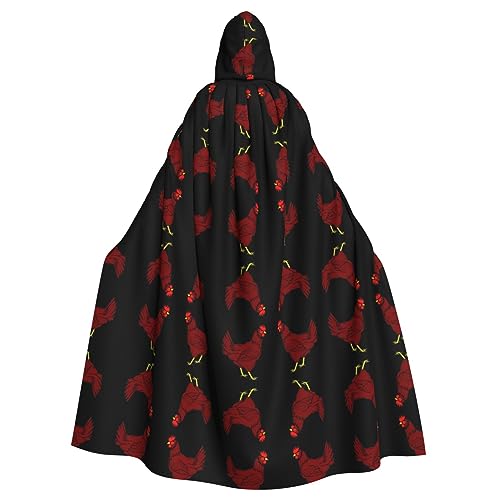 Red Chicken Get Spooky With Our Hooded Cloak For Adult Halloween Costumes Red Chicken Get Spooky With Our Hooded Cloak For Adult Halloween Costumes von Faduni