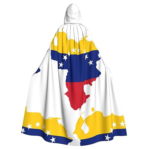 Venezuela-Flagge, Unisex, mit Kapuze, Halloween-Umhang, Cosplay, Halloween, Weihnachten, Kostüme, für Erwachsene Venezuela-Flagge, Unisex, mit Kapuze, Halloween-Umhang, Cosplay, Halloween, Weihnachten, Kostüme, für Erwachsene von Faduni