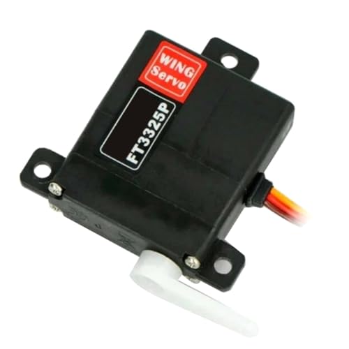 Faeymth RC Wing Servo 7kg Hochgeschwindigkeits-Digitalservo mit Dünnem Metallgehäuse für Festflügel-RC-Drohnen-DIY-Roboter-Servomotoren von Faeymth