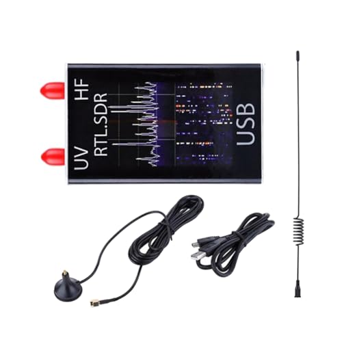 Faeymth SDR-Empfänger 100 kHz - 1,7 GHz Vollband UV HF RTL-SDR USB-Empfänger Kurzwelle Breitband Software-Defined Radio von Faeymth