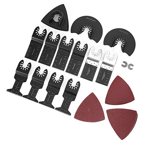 25PCs High Carbon Steel Saw Blades Carpenter Woodworking Tool Black Multifunction von Fafeicy