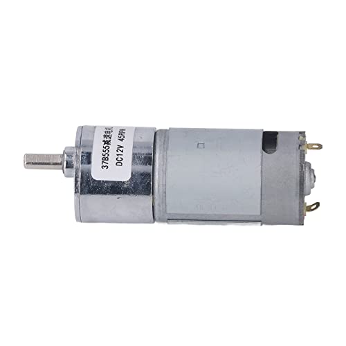 Fafeicy 45 U/Min DC Reduktion Motor Verschleiß Resistenter Selbstverriegelungsmotor für Hausautomation Messingspule von Fafeicy