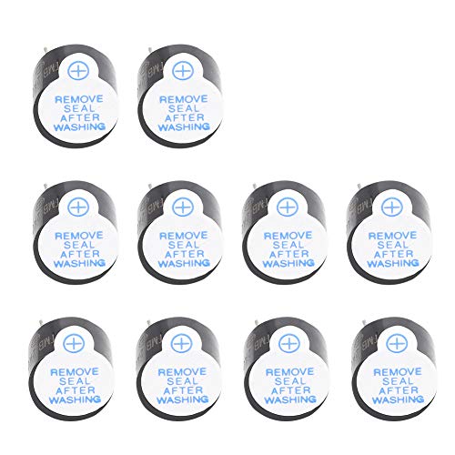 Fafeicy 5V Electromagnetic Summer 10 Pack, Langer Kontinuierlicher Sound 2300 Hz, für Elektronische Projekte Alarmkreisläufe Kits von Fafeicy