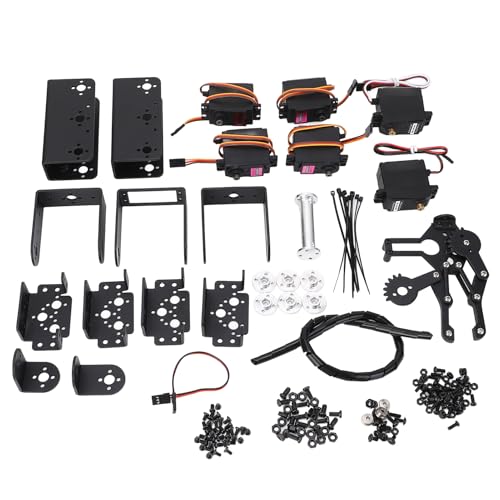Fafeicy 6DOF Mechanical Arm Claw Kit, Manipulator Industrial Roboter Gripper Automatische Roboterteile für College -Unterricht, Persönliche Produktion und Herstellerausbildung Geeignet von Fafeicy