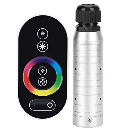 Fafeicy 6W RGB-Glasfaserlicht, Autozubehör mit RF-Fernbedienung, Wanddurchdringung für Party-, Konzert-, Tanz- und Kostüm-Lichtshow von Fafeicy