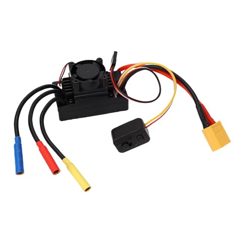 Fafeicy Bürstenloser ESC Speed Controller 60A Kühllüfter für Buggy 1:10 RC auf der Straße Abseits der Straße Fafeicy Bürstenloser ESC Speed Controller 60A Kühllüfter für Buggy 1:10 RC auf der Straße Abseits der Straße von Fafeicy