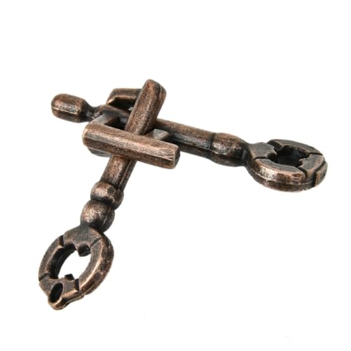 Fafeicy IQ Teaser Toy Brain Teaser Puzzle, Lock -Schnalle -Spielzeug für Erwachsene aus Einer Sicheren Legierung mit Glatte Oberfläche für Stressabbau und Geduld Training Fafeicy IQ Teaser Toy Brain Teaser Puzzle, Lock -Schnalle -Spielzeug für Erwachsene aus Einer Sicheren Legierung mit Glatte Oberfläche für Stressabbau und Geduld Training von Fafeicy