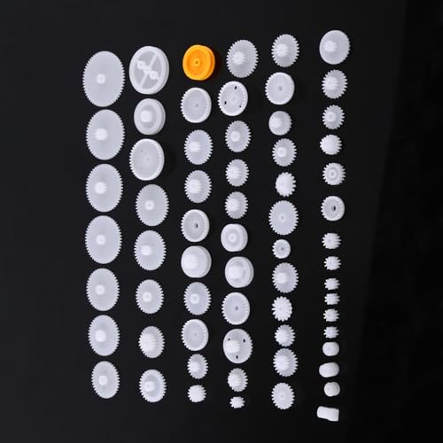 Fafeicy Kunststoff Roboter Getriebe Kit Getriebe Kits, Kunststoff Getriebe Getriebe Motor Getriebe Riemenscheibe Motor Getriebe Spielzeug Bausätze für Auto Roboter (64 Arten Fafeicy Kunststoff Roboter Getriebe Kit Getriebe Kits, Kunststoff Getriebe Getriebe Motor Getriebe Riemenscheibe Motor Getriebe Spielzeug Bausätze für Auto Roboter (64 Arten von Fafeicy
