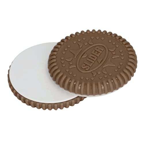 Fafeicy Magnetische Push Slider -Kekse Geformte Stressabbauspielzeug für Angst ADHS ADHS Autismusbüro (Brown) von Fafeicy