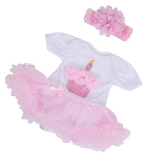 Fafeicy Pink Lace Edge Kerzenmuster Puppenkleidung, für 20-22-Zoll-Puppen Babykinder Simulation Doll Outfit mit Exquisiter Verarbeitung Fafeicy Pink Lace Edge Kerzenmuster Puppenkleidung, für 20-22-Zoll-Puppen Babykinder Simulation Doll Outfit mit Exquisiter Verarbeitung von Fafeicy