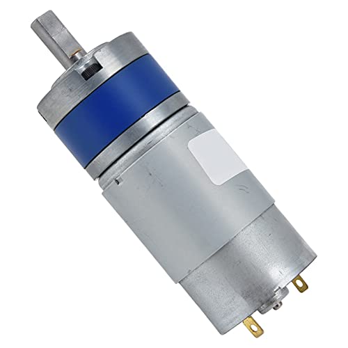 Fafeicy Planetary Getriebemotor D Welle Kupfermotor Kohlenstoffbürste DC 12V für die Industrielle Automatisierung (32RPM) von Fafeicy
