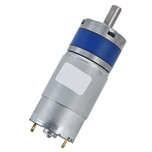 Fafeicy Planetary Getriebemotor D Welle Kupfermotor Kohlenstoffbürste DC 12V für die Industrielle Automatisierung (45RPM) von Fafeicy