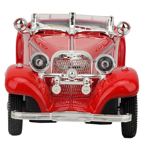 Fafeicy Pull Back Toy Car Alloy Fahrzeug Vintage Kid Car Toy mit Leichter Musikschalter für Mädchen Geburtstag Weihnachten (Rot) von Fafeicy