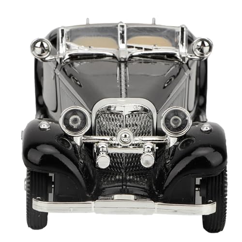 Fafeicy Pull Back Toy Car Auto Legierung Fahrzeug Vintage Kid Simulation Sound Light mit Musikschalter Zum Geburtstag Weihnachten (Black) von Fafeicy