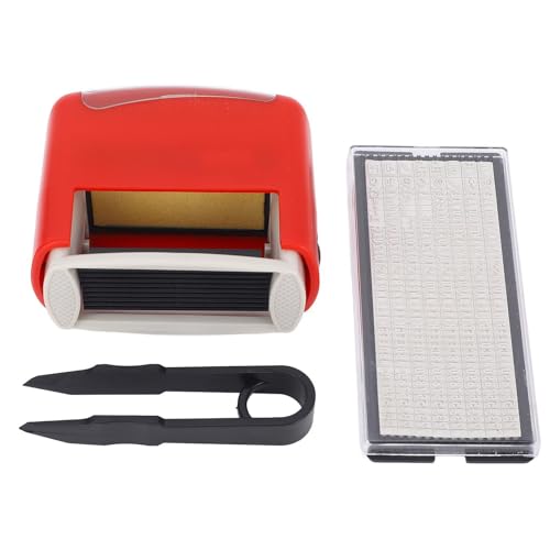 Fafeicy Tintenstamper für Büro, Tragbares Schwarzes Tinten -Stamper -Kit für Buchstaben, Zahlen, Symbole, mit ABS -Gehäuse, für Datumsnummern Stempeln Fafeicy Tintenstamper für Büro, Tragbares Schwarzes Tinten -Stamper -Kit für Buchstaben, Zahlen, Symbole, mit ABS -Gehäuse, für Datumsnummern Stempeln von Fafeicy
