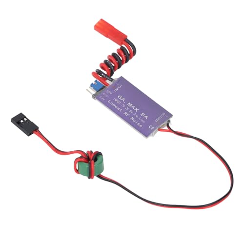 Fafeicy UBEC -Spannungsregler Externes Modul 5V 6 V 7,4 V 6a Ausgang mit Anti -Interferenz -Schleife für RC -Hubschrauberflugzeuge von Fafeicy
