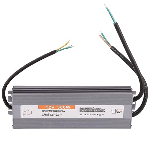 Ultradünne wasserdichte Schaltnetzversorgung, IP67 300W 170-250V AC LED-Antrieb für Hohe Effizienzleistung mit Aluminiumlegierungsmaterial, Anodierter Oberfläche (DC12V) von Fafeicy