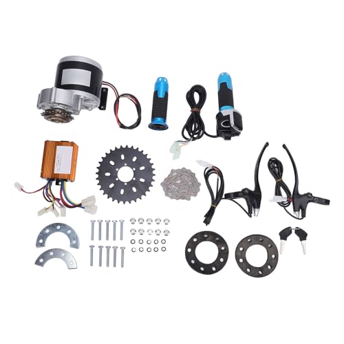 350W Getriebe Motor Kit, 16T Gebürstetes Zahnradmotor CW CCW Reduktionskit mit Aluminiumkörper und Kupferkorn für Elektrische Roller 350W Getriebe Motor Kit, 16T Gebürstetes Zahnradmotor CW CCW Reduktionskit mit Aluminiumkörper und Kupferkorn für Elektrische Roller von Fafeims