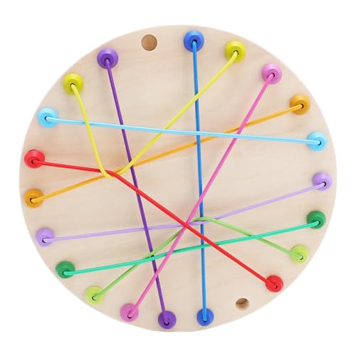Brainy Knots Seilentwirrungsspiel, Feinmotorik-Spielzeug, Schnurlösung, Zentrales Schnürspielzeug für Partys von Fafeims