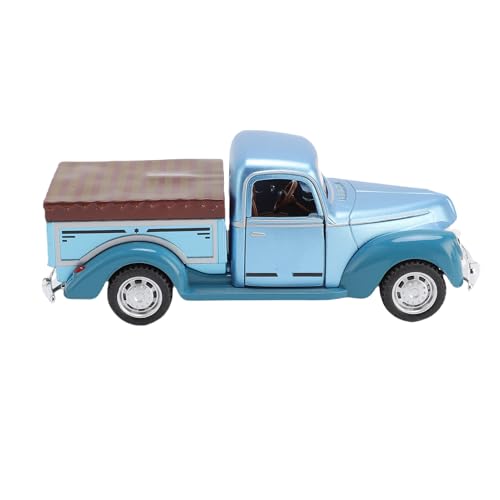 Fafeims 1:32 Leichtmetall -Pickup -LKW -Modell, Abnehmbarer Sammlerklassiker für Home Regal Display Kids Collector (Blue) von Fafeims