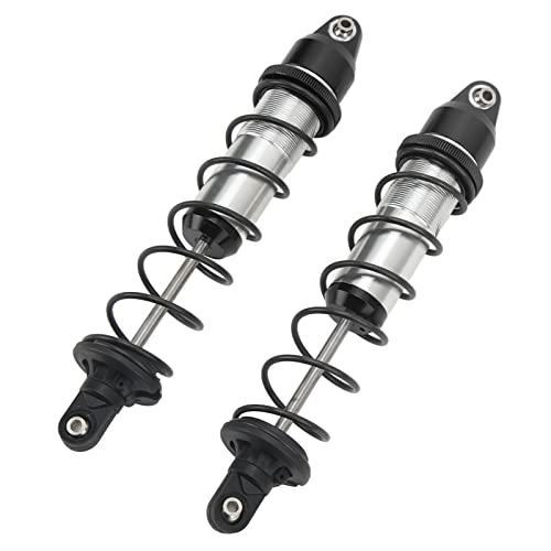 Fafeims 190 Mm RC -Stoßdämpfer Absorber, Aluminiumlegierung Vorderer Heckdämpfer für 1: 5 RC -Autoersatz (Black) von Fafeims