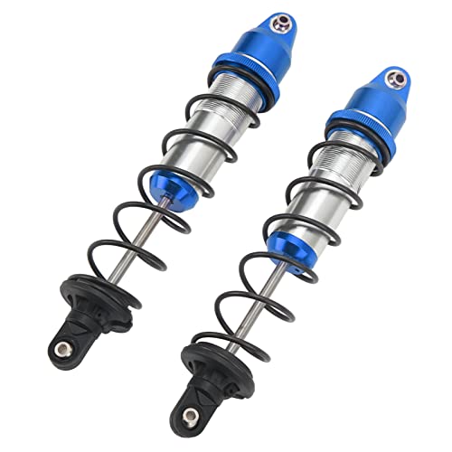 Fafeims 190 Mm RC -Stoßdämpfer Absorber, Aluminiumlegierung Vorderer Heckdämpfer für 1: 5 RC -Autoersatz (Dunkelblau) von Fafeims