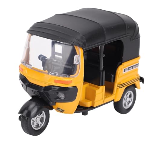 Fafeims 3 Rad Motorradspielzeug, Legierung 1:14 Motorradspielzeug mit Geräuschen und Lichtern für Mädchen (Yellow) von Fafeims