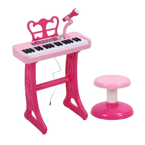 Fafeims 37 Tasten Kleinkinder Klavier Keyboard Toy, Elektronisches Bildungsmusikinstrument mit Mikrofon für Anfänger von Fafeims