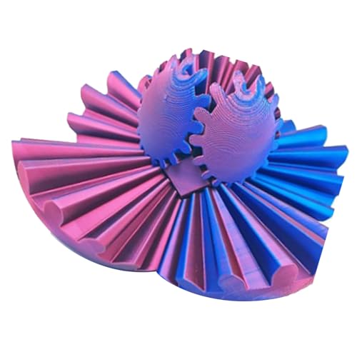 Fafeims 3D -Gedruckter Ausrüstungsball, Glattes Rotierendes Zappelspielzeug mit Ineinandergreifenden Zahnrädern, Spannungsbeschaffungsschreibtisch Spielzeug für Erwachsene und Büroreisen (Blau Rot) Fafeims 3D -Gedruckter Ausrüstungsball, Glattes Rotierendes Zappelspielzeug mit Ineinandergreifenden Zahnrädern, Spannungsbeschaffungsschreibtisch Spielzeug für Erwachsene und Büroreisen (Blau Rot) von Fafeims