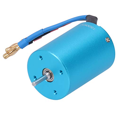 Fafeims 4-poliger 3650-1500 KV Bürstenloser Motor, Hoher Drehmomentmotor für RC-Crawler, Effizienter Aluminiumlegiermotor, 2,0-Zoll-Länge, Blaue Farbe Fafeims 4-poliger 3650-1500 KV Bürstenloser Motor, Hoher Drehmomentmotor für RC-Crawler, Effizienter Aluminiumlegiermotor, 2,0-Zoll-Länge, Blaue Farbe von Fafeims