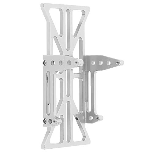 Fafeims Aluminiumlegierung RC -Batterieunterstützung für Axiale SCX24 90081 C10 1/24 RC -Auto, Geeignet für Autoliebhaber (Silver) von Fafeims