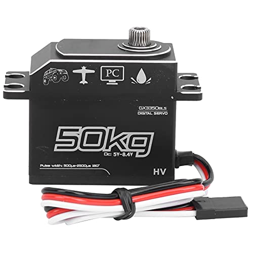 Fafeims Aluminiumlegierung Rinde 50 Kg Zahnrad für Wasserdosine Edelstahl Digitales Servo für das Auto -RC -Boot, EIN Starkes Drehmoment, eine Lange Lebensdauer, Gute Ersatzoption, Geeignet für Fafeims Aluminiumlegierung Rinde 50 Kg Zahnrad für Wasserdosine Edelstahl Digitales Servo für das Auto -RC -Boot, EIN Starkes Drehmoment, eine Lange Lebensdauer, Gute Ersatzoption, Geeignet für von Fafeims