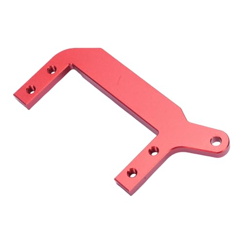 Fafeims Anodierter Aluminiumservo auf der Achsenunterstützung für 1/10 RC Car 4 Visual Improvement Link (Rot) von Fafeims