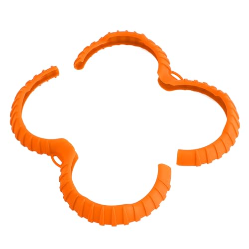 Fafeims Anti -Kollisionsschutz, Ausgezeichnete Stoßdämpfung, Leichter und Langlebiger Propellerschutzschutz für Avata 2, das aus TPU -Material mit Hohem Zähigkeit Hergestellt Wurde, Features (ORANGE) von Fafeims