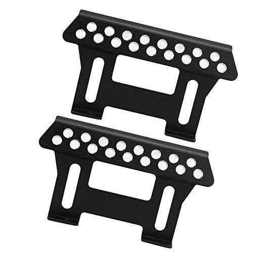 Fafeims Axial SCX10 Metall Side Plate de Plate de Pedal - Premium -Metallcurns für RC Dekoration RC Silber, 2 Stkweiten für Autoamateure (Black) von Fafeims