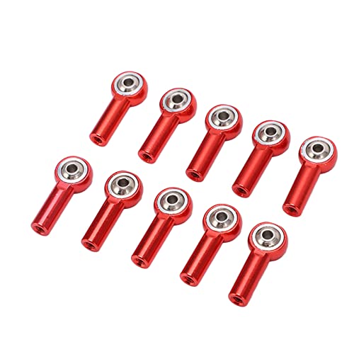 Fafeims Bollt Körperkugel des Langlebigen M3 -Aluminiumverbindung, Einfach und Tragbar für 1/10 1/8 Universal Fernbedienungsauto, Starke Kompatibilität mit RC -Amateuren (Rot) von Fafeims