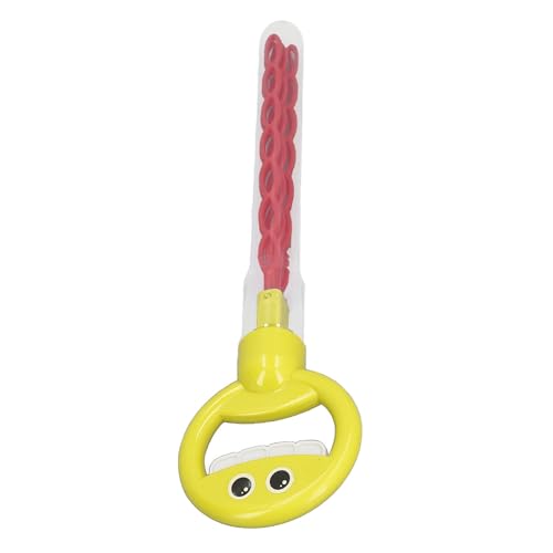 Fafeims Bubble -Zauberstäbe, 32 Loch -Leckropble -Sticks mit Lächelndem Gesichtsdesign für Im Freien Spielen (Yellow) von Fafeims
