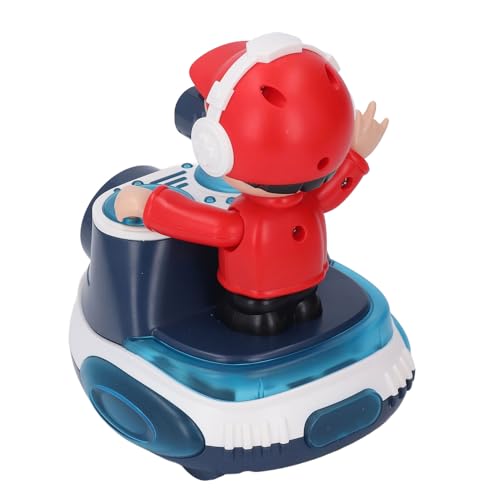 Fafeims DJ Bouncing Beat Rock Boy Toy, Abs Dancing Roboter mit Blinkenden Lichtern und Musik, Automatische Bewegung für Kleinkinder Kindergeburtstagsfeier (Blue) von Fafeims
