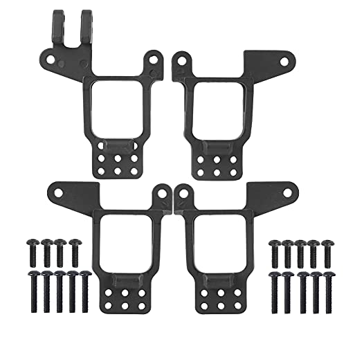 Fafeims Einstellbare Vordere Hintere Stoßdämpfer Streben Dämpfertürme Montieren Fit RC -Auto Wunderbares Ersatzzubehör für RC -Auto (Black) von Fafeims