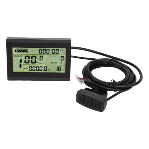 Fafeims Elektrisches Scooter -LCD -Display mit SM Anschlussweitmodellkompatibilität, Kristallklarer Bildschirm ABS Konstruktion für Protokoll von Fafeims