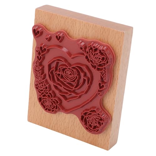 Fafeims Exquisites Blumendesign, Holzstempel, Einfach zu Verwenden für Handwerkscrapbooking, Langlebiges und Vielseitiges Werkzeug für Mehrere Gelegenheiten Fafeims Exquisites Blumendesign, Holzstempel, Einfach zu Verwenden für Handwerkscrapbooking, Langlebiges und Vielseitiges Werkzeug für Mehrere Gelegenheiten von Fafeims