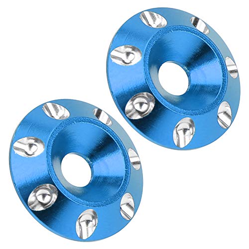 Fafeims Hochwertiger Heckflügelgelenk 2PCS Dekoratives Zubehör für 1/10 1/8 Off -Straßenauto (Blue) von Fafeims